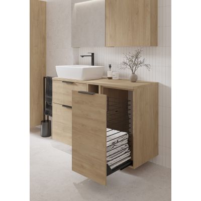 Cersanit City szafka 49,4x39,7x72 cm podumywalkowa wisząca dąb S584-118