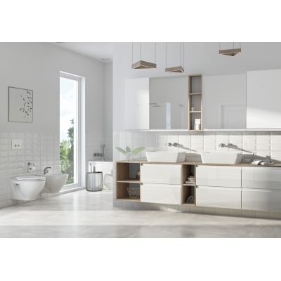 Cersanit Moduo szafka 40 cm boczna wisząca biała S590-028-DSM