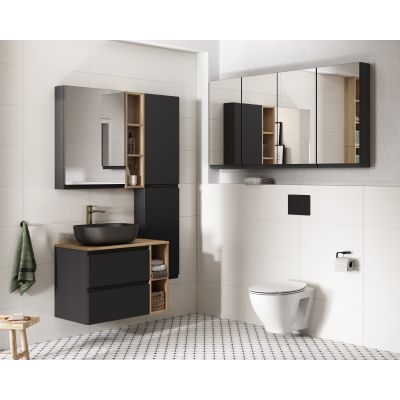 Cersanit Moduo Slim szafka 50 cm podumywalkowa wisząca antracyt S590-075-DSM