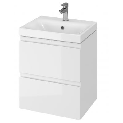 Cersanit Moduo umywalka z szafką 50 cm zestaw meblowy biały S801-230-DSM