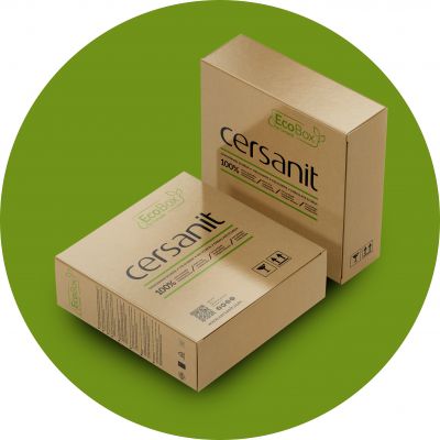Zestaw Cersanit Moduo umywalka z szafką 80 cm zestaw meblowy EcoBox biały S801-221-ECO