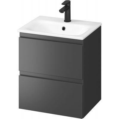 Cersanit Moduo umywalka z szafką 49,4 cm antracyt S801-471-DSM