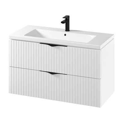 Cersanit Tirso umywalka z szafką 100 cm białą S801-542