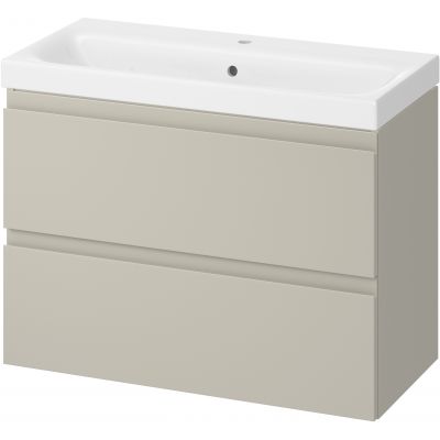 Cersanit Moduo umywalka z szafką 80 cm slim kaszmir S801-595