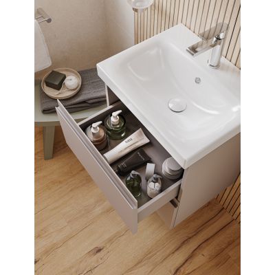 Cersanit Moduo umywalka z szafką 80 cm slim kaszmir S801-595