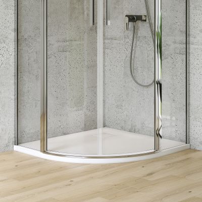Cersanit Tako Slim brodzik 90x90 cm półokrągły biały S601-120