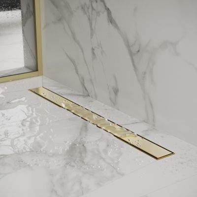 Cersanit Tako odpływ prysznicowy 80 cm złoty mat S204-069