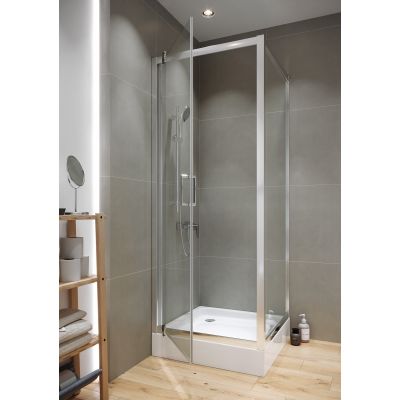 Cersanit Arteco drzwi prysznicowe 90 cm chrom/szkło przezroczyste S157-008