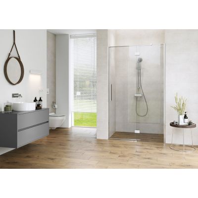 Cersanit Crea drzwi prysznicowe 100 cm lewe chrom/szkło przezroczyste S159-001
