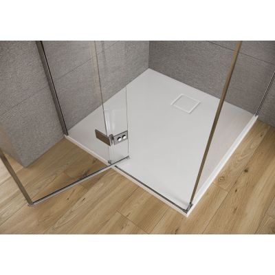 Cersanit Crea drzwi prysznicowe 90 cm prawe chrom/szkło przezroczyste S159-006