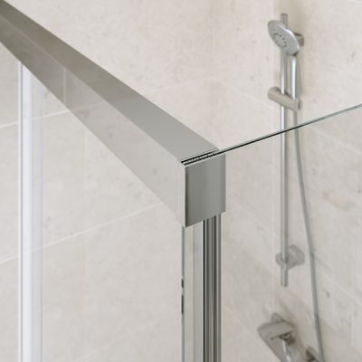 Cersanit Crea drzwi prysznicowe 120 cm chrom/szkło przezroczyste S159-007