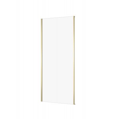 Cersanit Larga ścianka prysznicowa 80 cm złoty mat/szkło przezroczyste S164-069