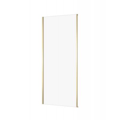 Cersanit Larga ścianka prysznicowa 90 cm złoty mat/szkło przezroczyste S164-070
