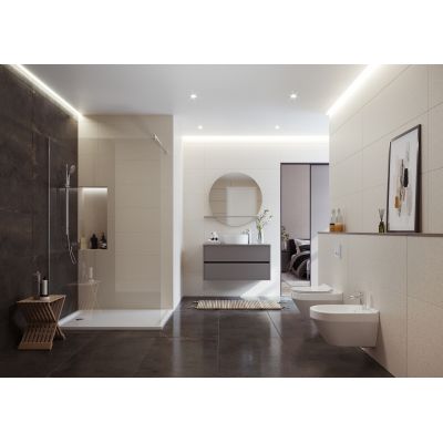 Cersanit Tako brodzik 90x90 cm kwadratowy biały S204-010
