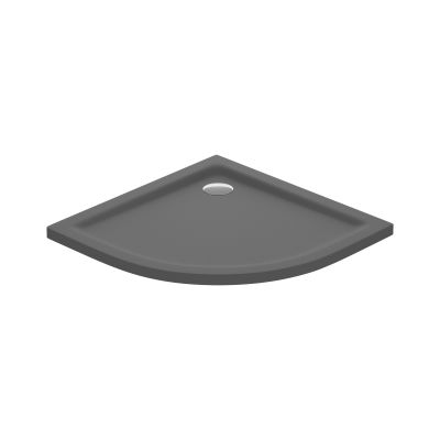 Cersanit Tako brodzik 90x90 cm półokrągły szary mat S204-036