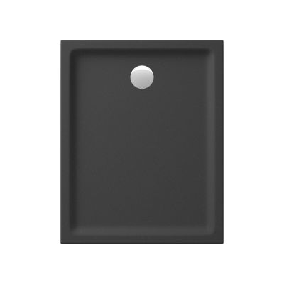 Cersanit Tako brodzik 100x80 cm prostokątny czarny mat S204-041