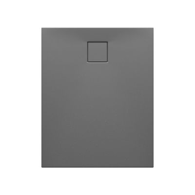 Cersanit Tako Slim brodzik 100x80 cm prostokątny szary mat S208-009