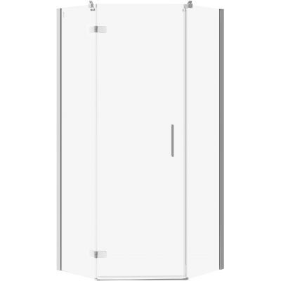 Cersanit City kabina prysznicowa 90x90 cm pięciokątna lewa chrom połysk/szkło przezroczyste S584-081