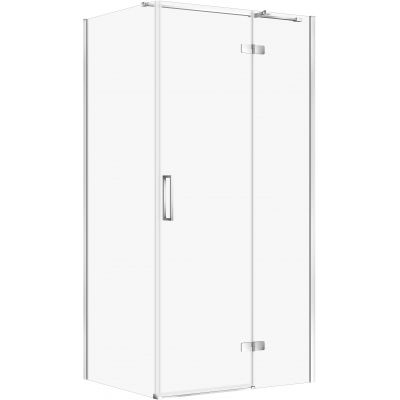 Cersanit City kabina prysznicowa 100x80 cm prostokątna prawa chrom połysk/szkło przezroczyste S584-094
