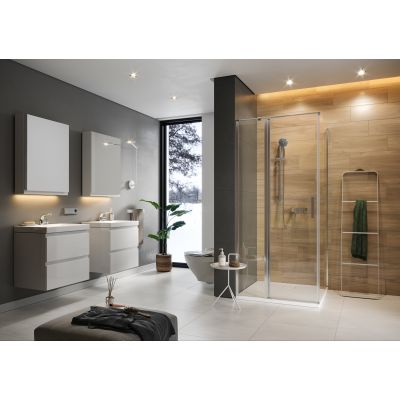 Cersanit Tako Slim brodzik 90x90 cm kwadratowy biały S601-122