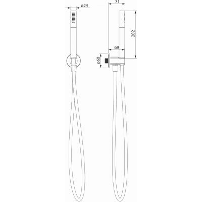 Cersanit Inverto zestaw wannowo-prysznicowy podtynkowy chrom S952-038