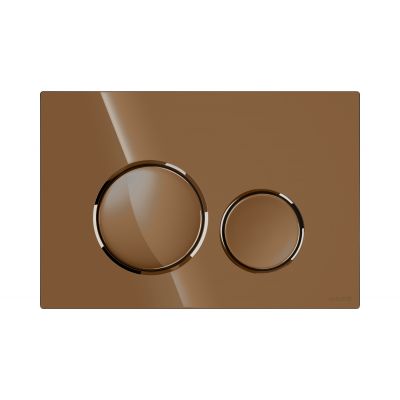 Cersanit Luna przycisk spłukujący do WC miedź połysk K97-0588