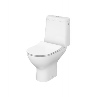 Cersanit Colour kompakt WC z deską wolnoopadającą ze spłukiwaniem wirowym biały K103-050