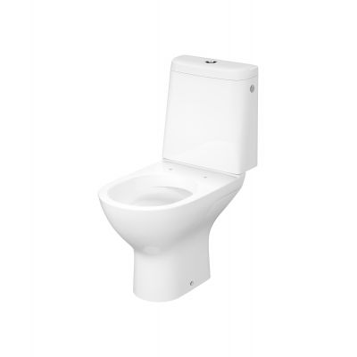 Cersanit Colour kompakt WC z deską wolnoopadającą ze spłukiwaniem wirowym biały K103-050