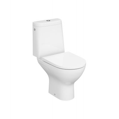 Cersanit Colour kompakt WC z deską wolnoopadającą ze spłukiwaniem wirowym biały K103-051