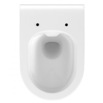 Zestaw Cersanit Crea miska WC CleanOn wisząca z deską Slim wolnoopadającą biały S701-212