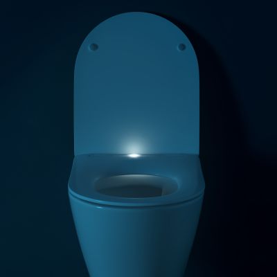 Cersanit Zen miska WC z deską wolnoopadającą wisząca bez kołnierza ze spłukiwaniem wirowym biały S4006-005