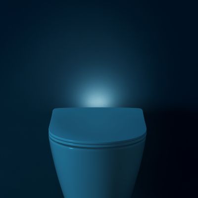 Cersanit Larga miska WC z deską wolnoopadającą wisząca bez kołnierza ze spłukiwaniem wirowym biały S4026-009