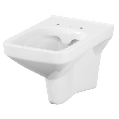 Zestaw Cersanit Como CleanOn Set 881 miska WC CleanOn z deską wolnoopadającą i stelaż podtynkowy Aqua z przyciskiem Link chrom S701-204