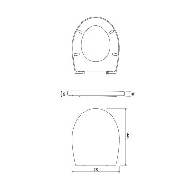 Cersanit MITO Delfi Set 895 miska WC z deską wolnoopadającą i stelaż podtynkowy Aqua z przyciskiem spłukującym Enter chrom błyszczący S701-216