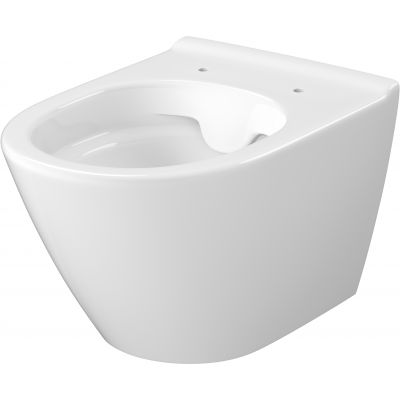 Zestaw Cersanit City Oval Set B56 miska WC CleanOn z deską wolnoopadającą Slim i stelaż podtynkowy Aqua 51 z przyciskiem spłukującym Accento Circle S701-327