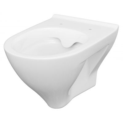Zestaw Cersanit Mille miska WC wisząca bez kołnierza CleanOn z deską wolnoopadającą Slim biała S701-453
