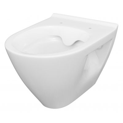 Zestaw Cersanit Mille Plus miska WC wisząca bez kołnierza CleanOn z deską wolnoopadającą Slim biała S701-454