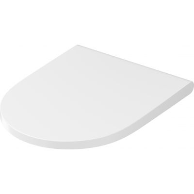 Cersanit Larga Oval zestaw miska WC wisząca CleanOn z deską wolnoopadającą Slim biały S701-472