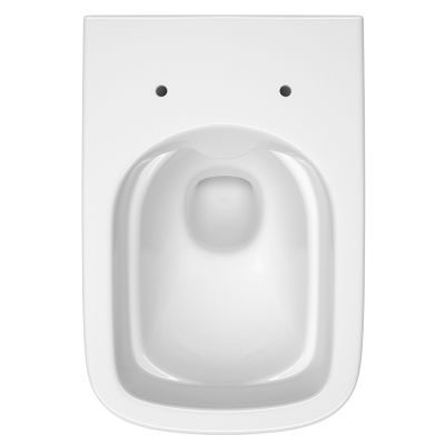 Cersanit Larga Set B337 miska WC CleanOn z deską wolnoopadającą i stelaż podtynkowy Aqua 22 z przyciskiem Presto chrom błyszczący S701-478