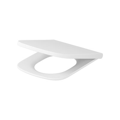 Cersanit Larga miska WC z deską wolnoopadającą wisząca bez kołnierza biały mat S701-609