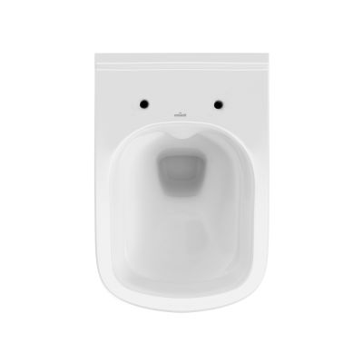 Cersanit Colour zestaw miska z deską i stelaż z przyciskiem biały/chrom błyszczący S701-736