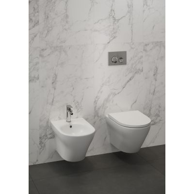 Zestaw Cersanit Larga miska WC CleanOn z deską wolnoopadającą i stelaż podtynkowy Aqua 2.0 S701-823