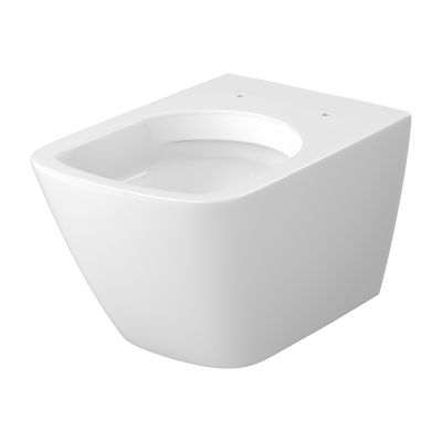 Cersanit City miska WC z deską wolnoopadającą wisząca bez kołnierza spłukiwanie wirowe biały połysk S701-884