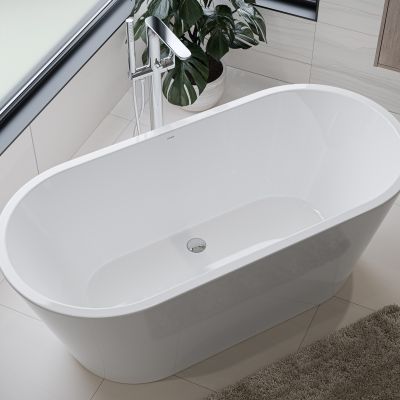 Cersanit Crea wanna wolnostojąca 160x75 cm owalna biała S301-300