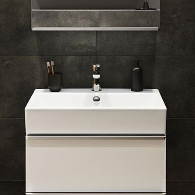 Cersanit Virgo umywalka 81x46,5 cm prostokątna meblowa biała K118-002