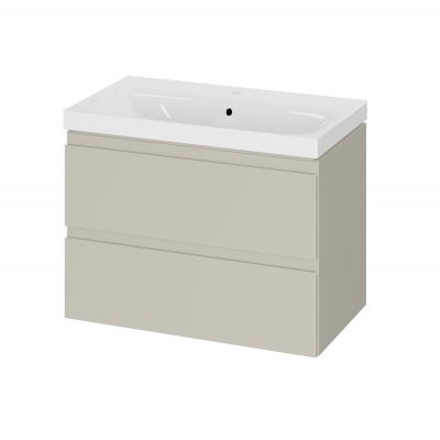 Cersanit Moduo umywalka 80x38 cm prostokątna ścienna-meblowa biała K116-012