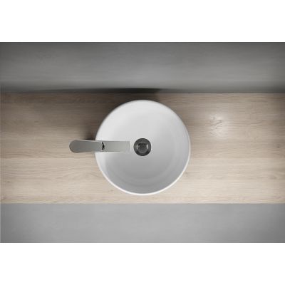 Cersanit Moduo umywalka 35 cm nablatowa okrągła biała K116-047