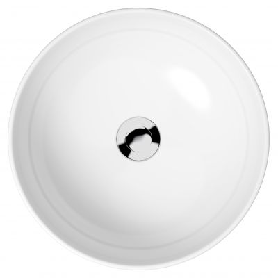 Cersanit Moduo umywalka 40 cm nablatowa okrągła biała K116-048