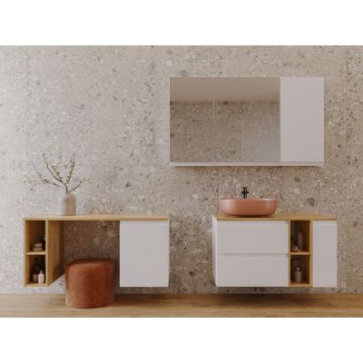 Cersanit Moduo umywalka 50x35,5 cm owalna nablatowa ceglasty mat K116-131