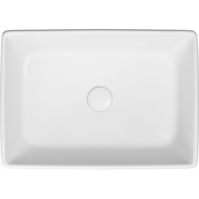 Cersanit City umywalka 51x36 cm nablatowa prostokątna biała EcoBox K35-048-ECO